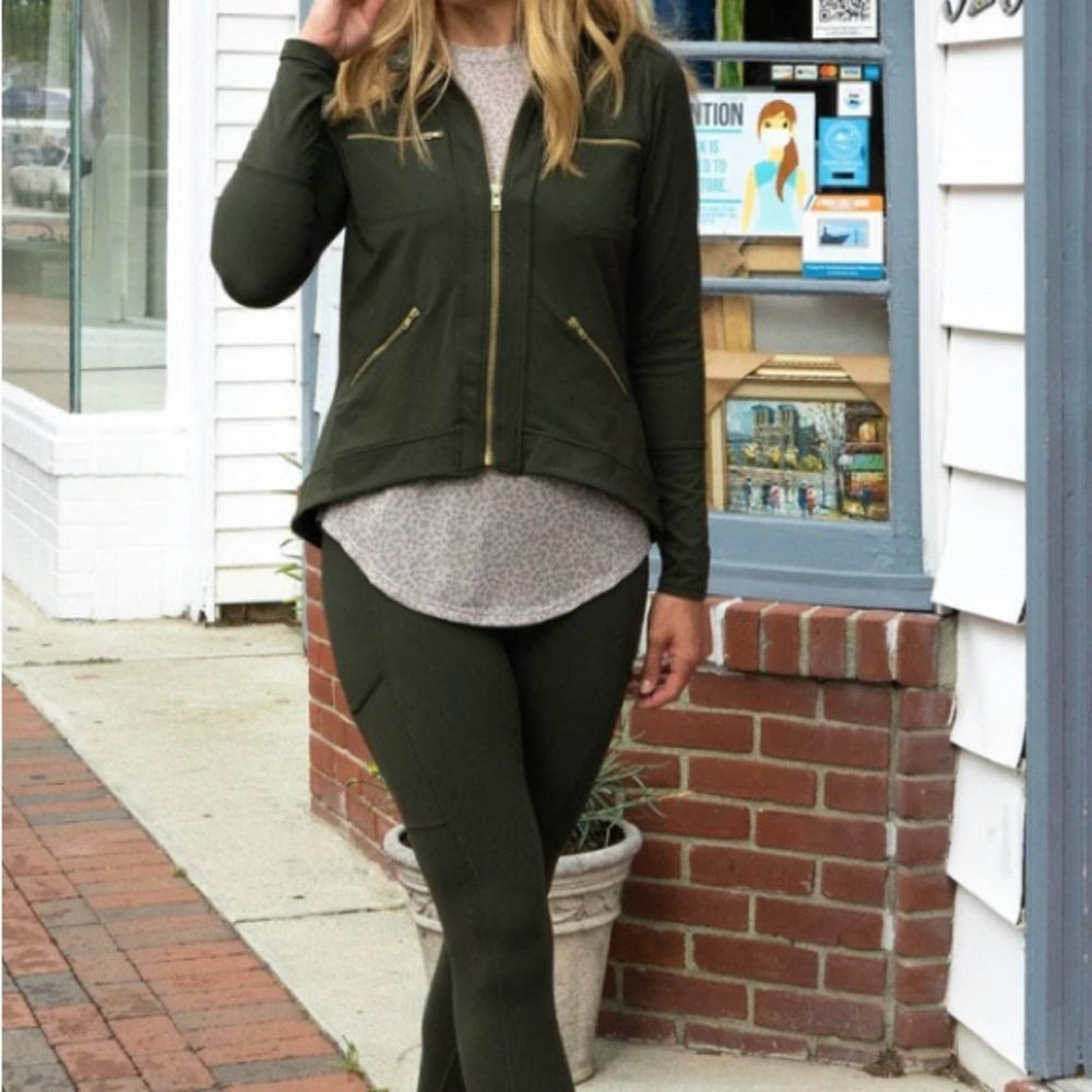 Olive Green Women's Pants & Jumpsuit Set